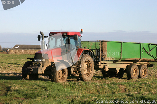 Image of Tractor and trailer