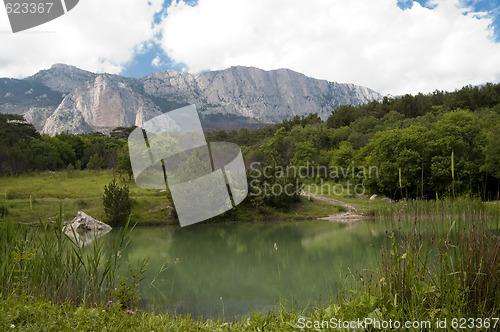 Image of Lake Mountains Landscape