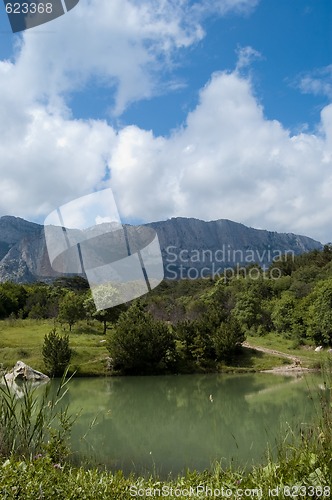 Image of Lake Mountains Landscape