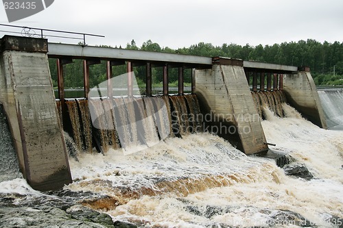 Image of Dam of a hydroelectric power station