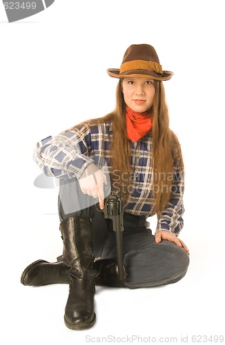 Image of Sitting cowgirl 2