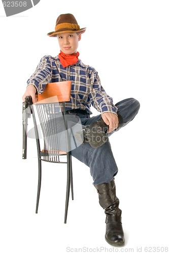 Image of Sitting cowgirl 3