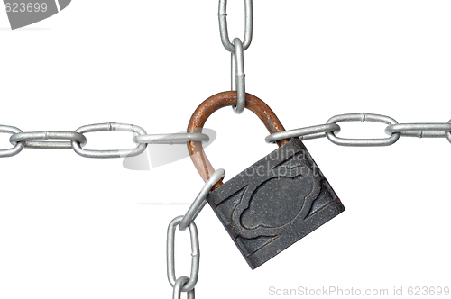Image of Padlock and Chain