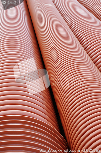 Image of Plumbing tubes close-up