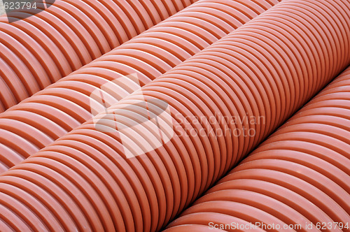Image of Plumbing tubes close-up