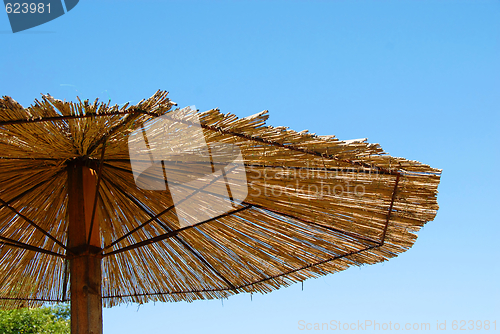 Image of Straw umbrella