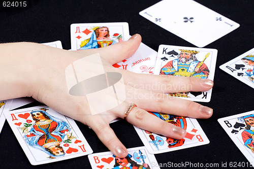 Image of Palm on playing cards