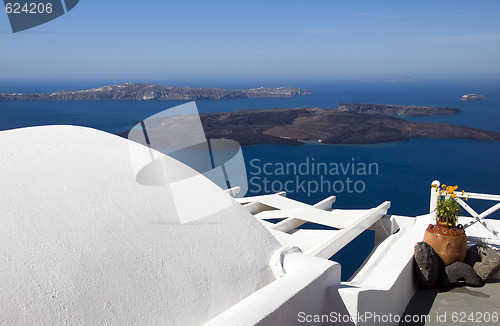 Image of incredible imerovigli santorini sea view