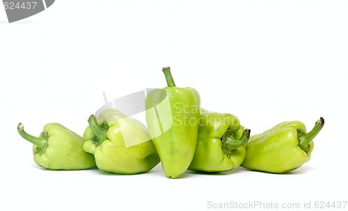 Image of Bulgarian pepper isolated on white