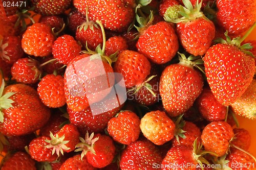 Image of strawberries background