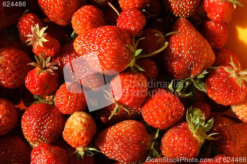 Image of strawberries background