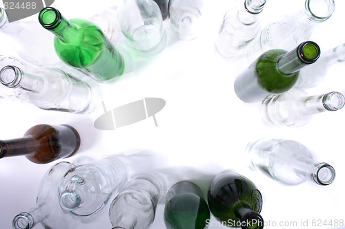 Image of glass bottles