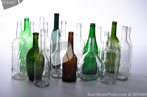 Image of glass bottles