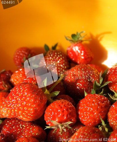 Image of strawberries background