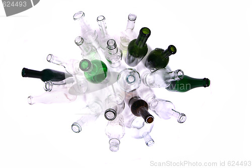 Image of glass bottles