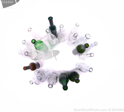 Image of glass bottles