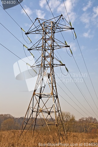 Image of Power transmission pole