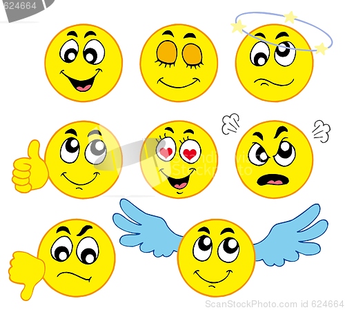 Image of Various smileys 1