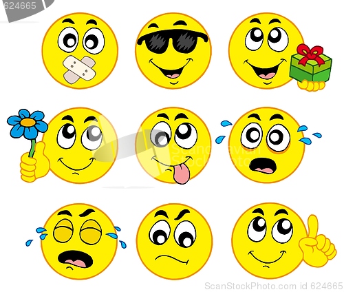 Image of Various smileys 2