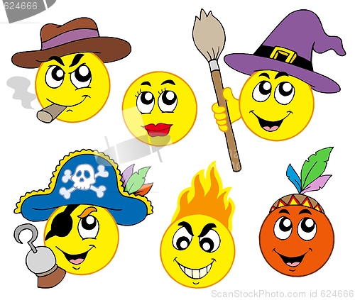 Image of Various smileys 3