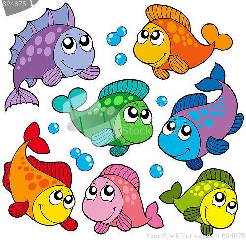 Image of Various cute fishes collection 2