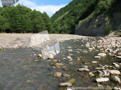 Image of The mountain river