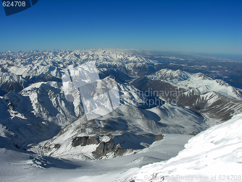 Image of Snow-covered mountains