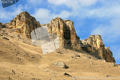 Image of Yellow rocks