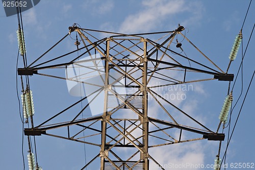 Image of Power transmission pole