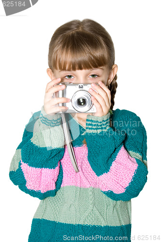 Image of The girl with the camera