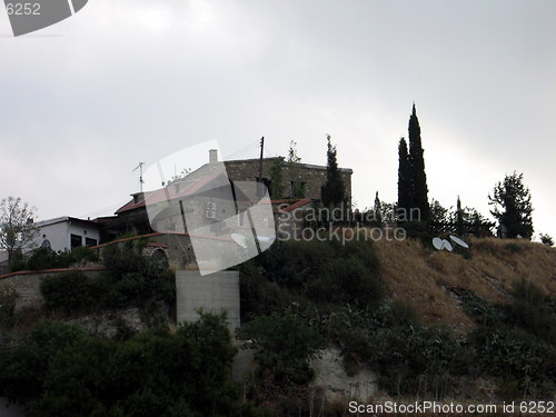 Image of Maroni village under the clouds. Cyprus