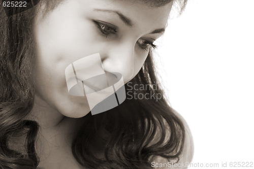 Image of young woman portrait