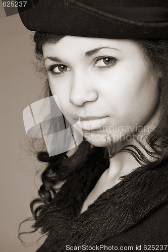 Image of young woman portrait