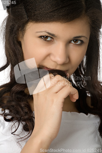 Image of young woman portrait