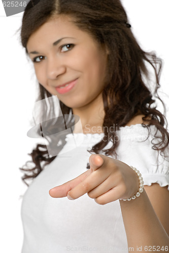 Image of young woman portrait