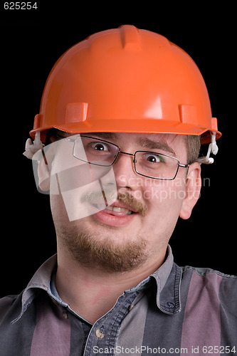 Image of funny builder