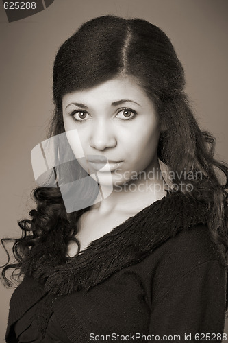 Image of young woman portrait
