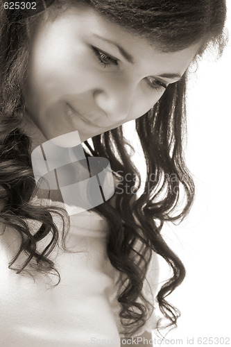 Image of young woman portrait
