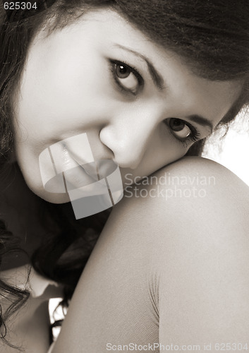 Image of young woman portrait