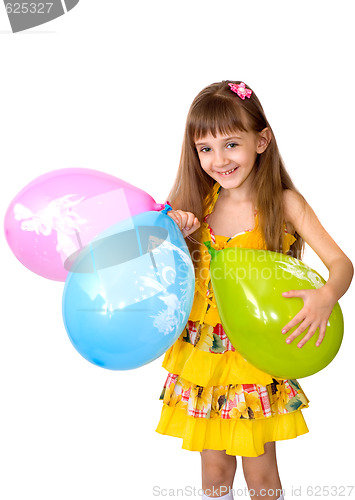 Image of The girl with balloons 7