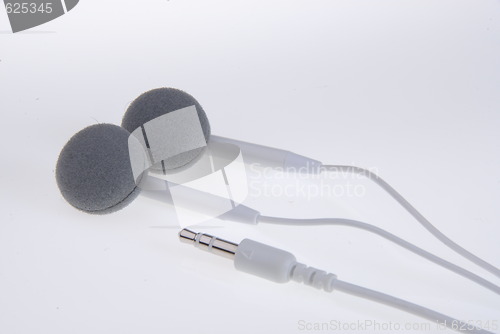 Image of earphones for mp3-player