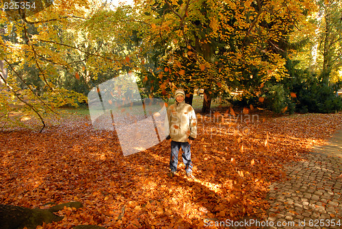 Image of teenboy in park