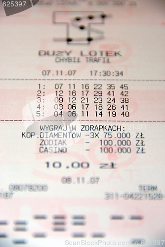 Image of lottery ticket