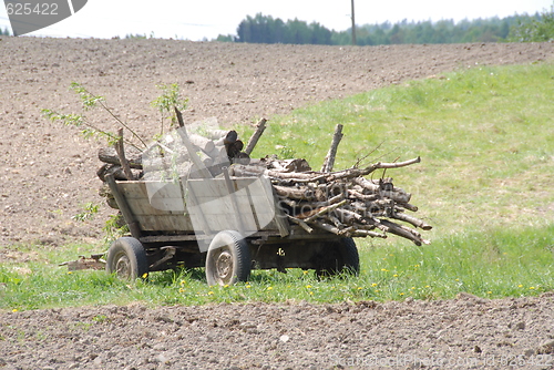 Image of Old farm cart