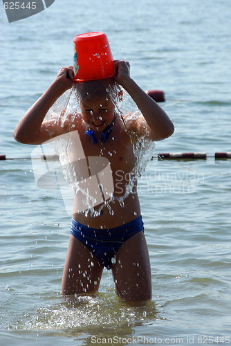 Image of boy and water