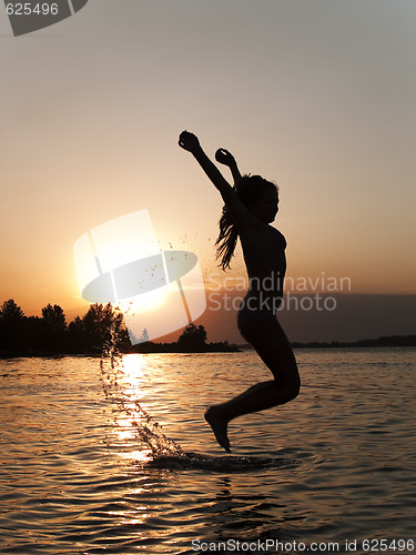 Image of Jumping from water