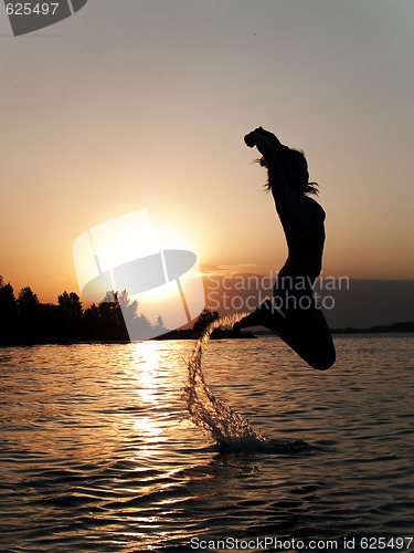 Image of Jumping from water