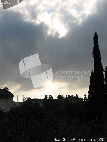 Image of Magic clouds. Cyprus