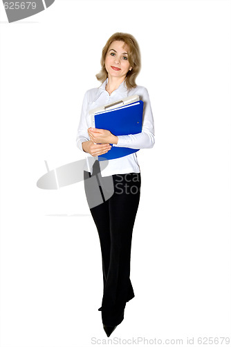 Image of Businesswoman with documents