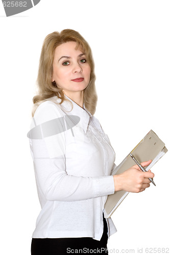 Image of Businesswoman with documents